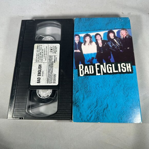 Bad English VHS Tape Music Video Compilation CMV 1990 Promo Edition - Picture 3 of 3